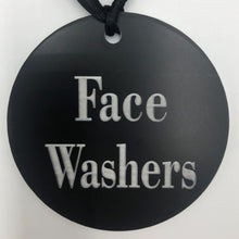 Load image into Gallery viewer, Set of 6 of Single Round Acrylic Linen Tag