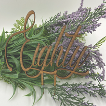 Load image into Gallery viewer, Eighty Cake Topper