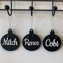 Load image into Gallery viewer, Personalised Acrylic Christmas Bauble (Satin Finish) - Custom Made