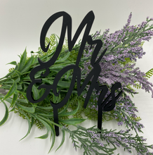 Load image into Gallery viewer, Mr & Mrs Cake Topper