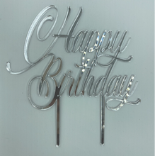 Load image into Gallery viewer, Happy Birthday Cake Topper
