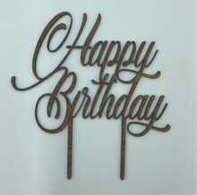 Load image into Gallery viewer, Happy Birthday Cake Topper