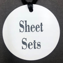 Load image into Gallery viewer, Set of 32 Round Acrylic Linen Tags
