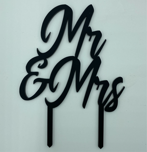 Mr & Mrs Cake Topper